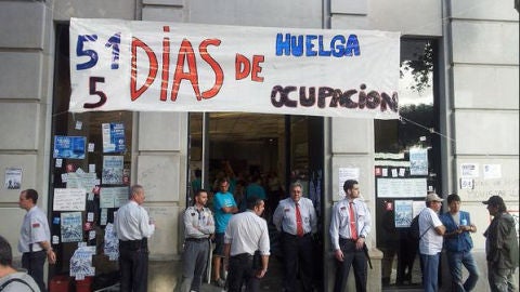 Huelga de los trabajadores de Telef&oacute;nica