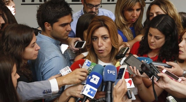 Susana Díaz: "Todas las encuestas apuntan a que el PSOE va a ganar en Andalucía el 20D" Susana Díaz: "Todas las encuestas apuntan a que el PSOE va a ganar en Andalucía el 20D"
