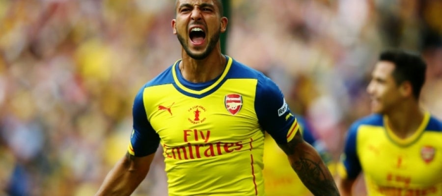 Theo Walcott celebra un gol con el Arsenal | Theo Walcott celebra un gol con el Arsenal |