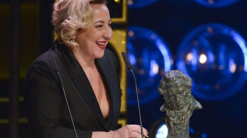 Carmen Machi recogiendo su premio Goya