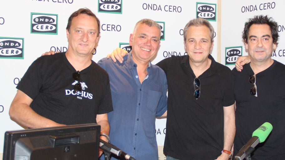 Hombres G con Juan Ram&oacute;n Lucas 
