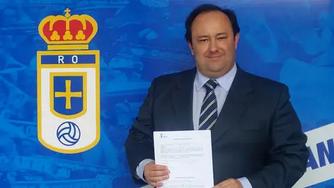 Jorge Mençendez, presidente del Real Oviedo Jorge Mençendez, presidente del Real Oviedo