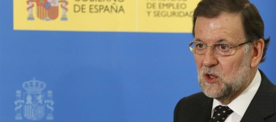 El presidente del Gobierno, Mariano Rajoy, valora los datos del paro El presidente del Gobierno, Mariano Rajoy, valora los datos del paro