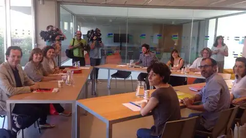 Primera reunión partidos izquierda Baleares Primera reunión partidos izquierda Baleares