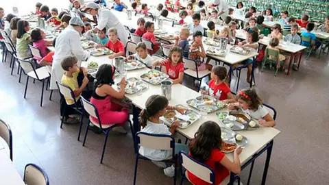 El comedor de un colegio El comedor de un colegio