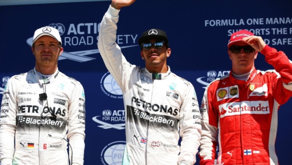 Hamilton logra la pole de Canadá por delante de Rosberg con Alonso 13º y Sainz 11º