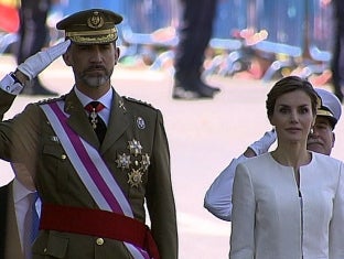 Felipe VI preside por primera vez como Rey el Día de las Fuerzas Armadas Felipe VI preside por primera vez como Rey el Día de las Fuerzas Armadas