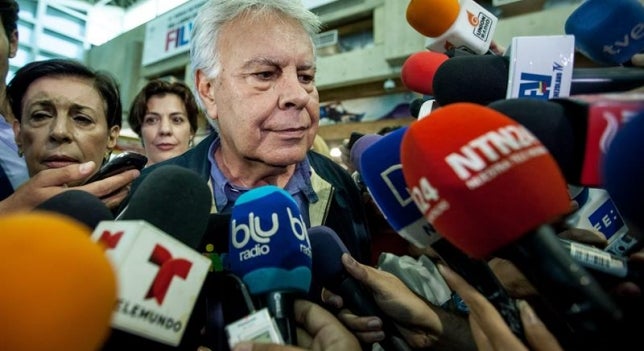 Felipe González: "Venezuela se ha convertido en una dictadura de facto" Felipe González: "Venezuela se ha convertido en una dictadura de facto"