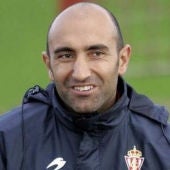Pitu, entrenador del Sporting de Gijón