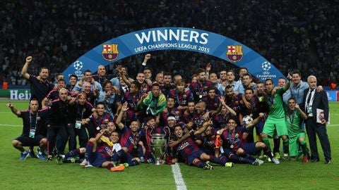 F.C. Barcelona campe&oacute;n de la UEFA Champions League