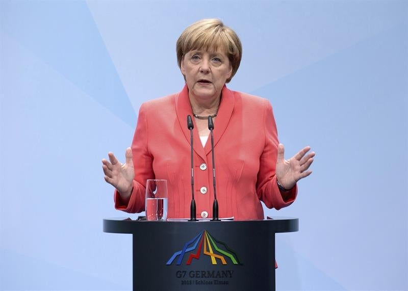 Merkel, sobre Cataluña: "Hay que respetar los tratados europeos y la soberanía e integridad de los Estados" Merkel, sobre Cataluña: "Hay que respetar los tratados europeos y la soberanía e integridad de los Estados"