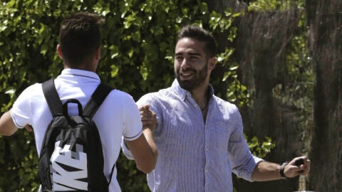 Dani Carvajal a su llegada a la concentraci&oacute;n de la Selecci&oacute;n