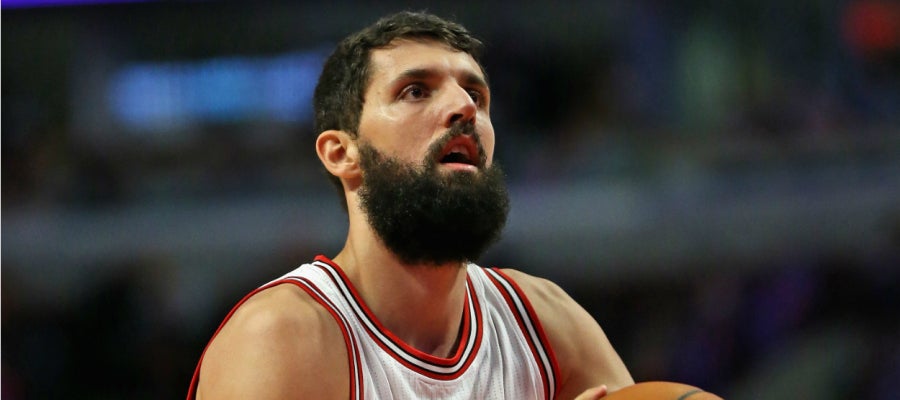 Nikola Mirotic, jugador de los Chicago Bulls Nikola Mirotic, jugador de los Chicago Bulls