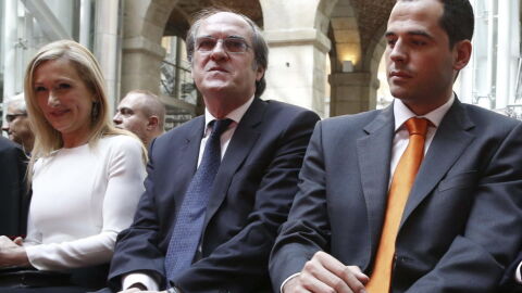 Cristina Cifuentes, &Aacute;ngel Gabilondo e Ignacio Aguado