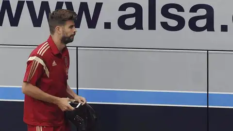 Gerard Piqué con la Selección española Gerard Piqué con la Selección española