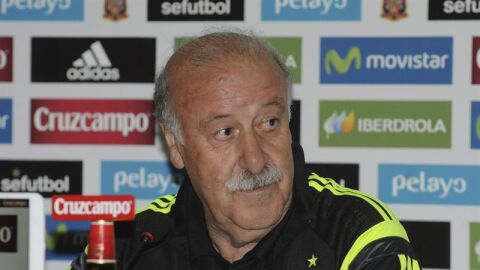 Vicente del Bosque en rueda de prensa
