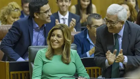 Susana Díaz, tras ser investida presidenta de la Junta de Andalucía Susana Díaz, tras ser investida presidenta de la Junta de Andalucía
