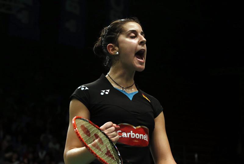 Carolina Marín sufre pero gana en su debut en el Mundial de Indonesia Carolina Marín sufre pero gana en su debut en el Mundial de Indonesia