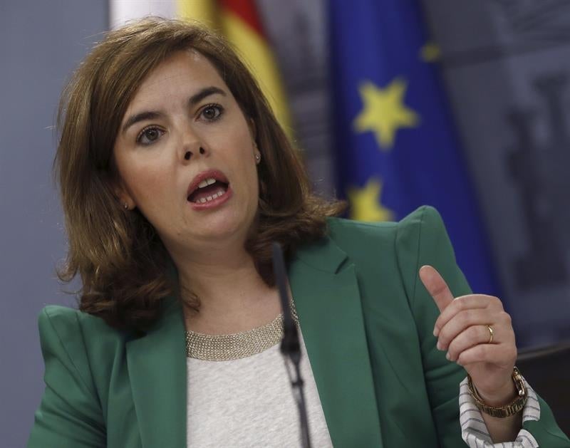 Santamaría, sobre la Infanta: "Es un acto del Rey que refrenda el presidente del Gobierno" Santamaría, sobre la Infanta: "Es un acto del Rey que refrenda el presidente del Gobierno"