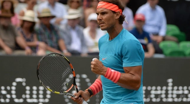 Nadal derrota a Monfils y se clasifica para la final de Stuttgart Nadal derrota a Monfils y se clasifica para la final de Stuttgart