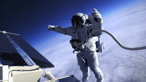 Astronauta en el espacio