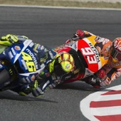 Valentino Rossi y Marc Márquez en Montmeló Valentino Rossi y Marc Márquez en Montmeló