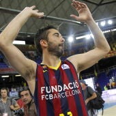 Juan Carlos Navarro anota el triple decisivo que mete al Barcelona en la final de la ACB