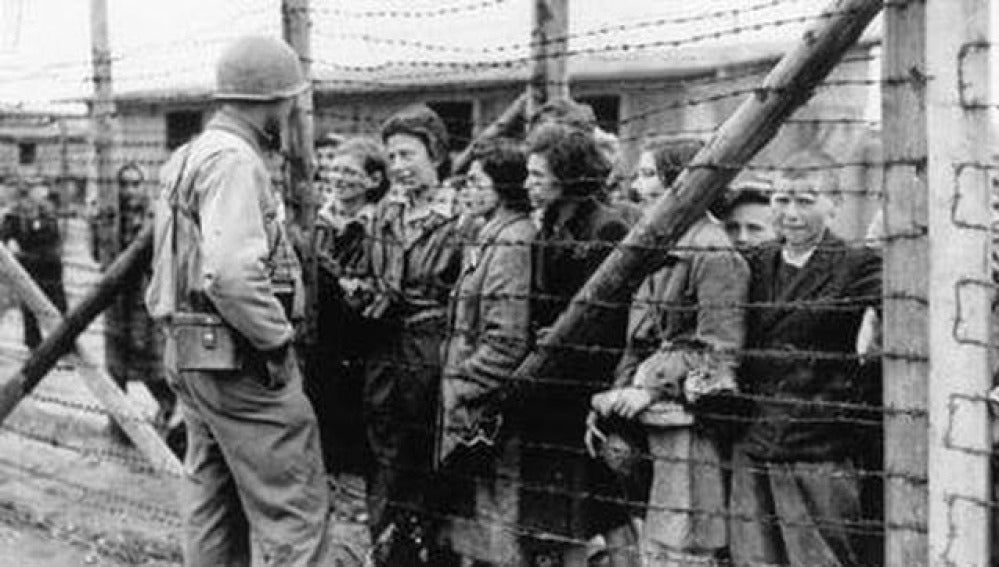 Grupo de mujeres en Mauthausen 