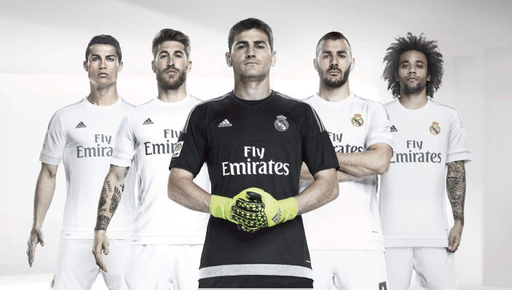 El Real Madrid presenta su equipación para el 2015-16