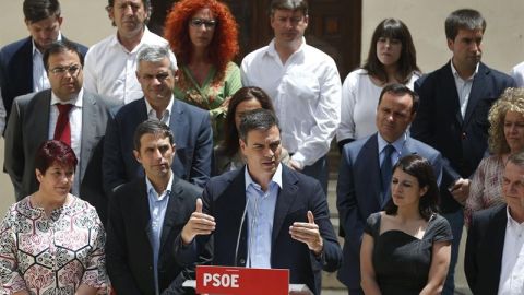 El l&iacute;der socialista, Pedro S&aacute;nchez