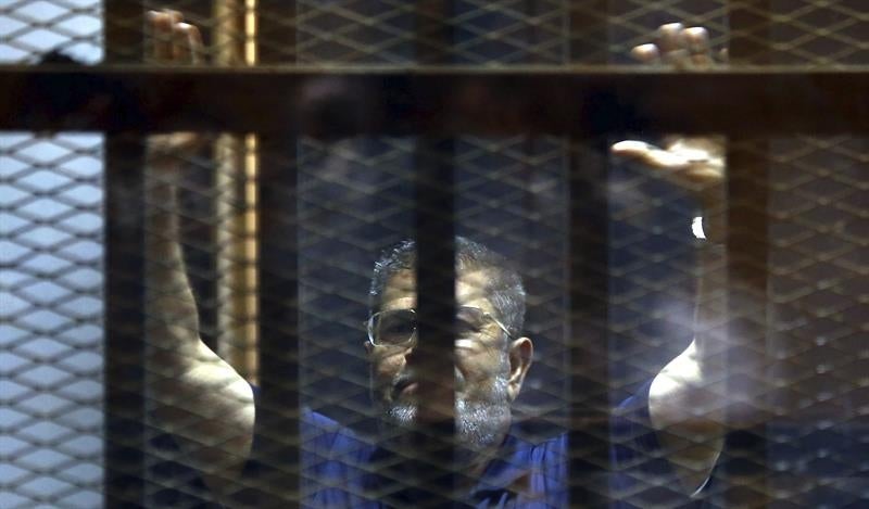 Confirman la pena de muerte contra Mursi por huir de una cárcel en 2011 Confirman la pena de muerte contra Mursi por huir de una cárcel en 2011