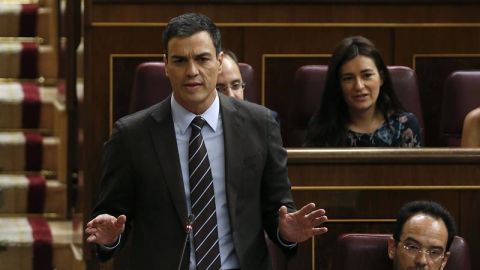 Pedro S&aacute;nchez en el Congreso de los Diputados