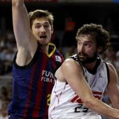 Sergio Llull se crece ante el Barcelona 