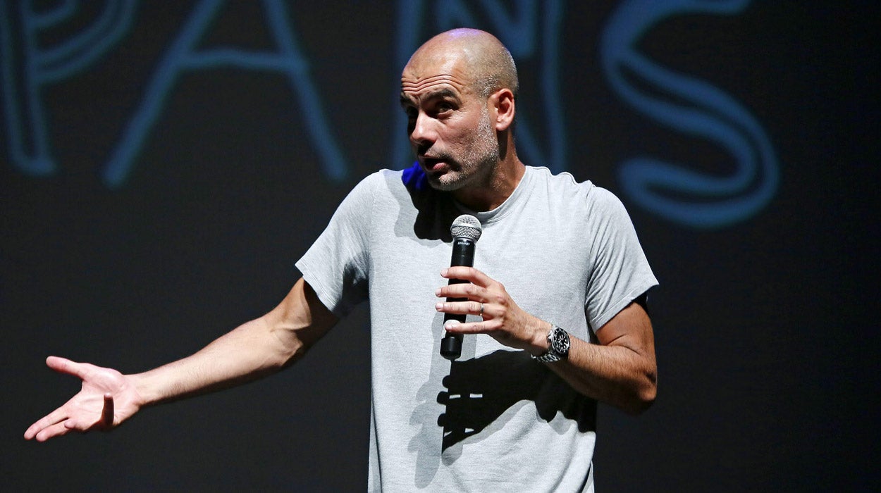 Guardiola: "No puedo negar que tengo un gran afecto personal por Laporta" Guardiola: "No puedo negar que tengo un gran afecto personal por Laporta"