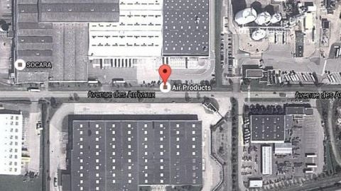 Zona en la que se ha producido el supuesto atentado en Grenoble