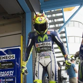 Valentino Rossi en el box durante el GP de Holanda Valentino Rossi en el box durante el GP de Holanda