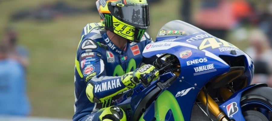 Rossi, con la Yamaha Rossi, con la Yamaha