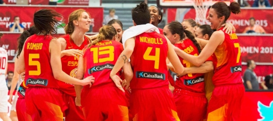 España celebra una victoria España celebra una victoria