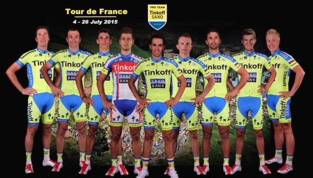 Equipo Tinkoff para el Tour de Francia 2015