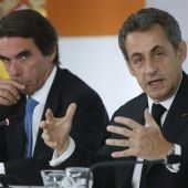 José María Aznar y Nicolas Sarkozy