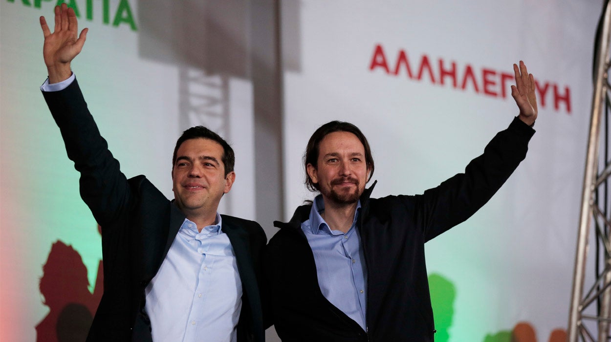 Pablo Iglesias felicita a Tsipras por la victoria y señala que los griegos dejan claro lo que quieren Pablo Iglesias felicita a Tsipras por la victoria y señala que los griegos dejan claro lo que quieren