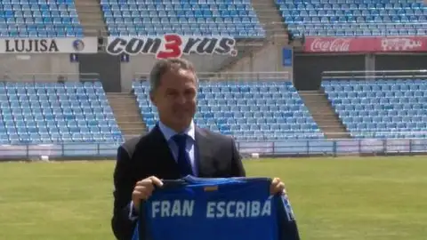 Fran Escribá presentado como nuevo entrenador del Getafe C.F Fran Escribá presentado como nuevo entrenador del Getafe C.F