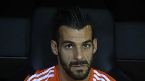 Álvaro Negredo, jugador del Valencia C.F Álvaro Negredo, jugador del Valencia C.F