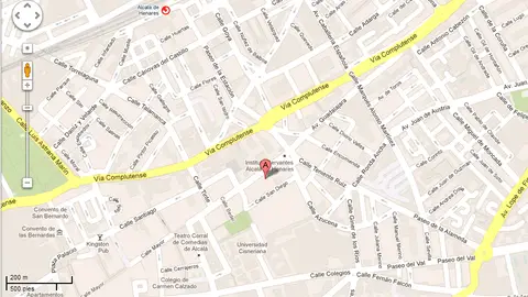 Mapa Alcalá de Henares Ubicación de Onda Cero Alcalá