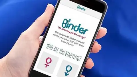 Binder, la app para romper con tu pareja Binder, la app para romper con tu pareja