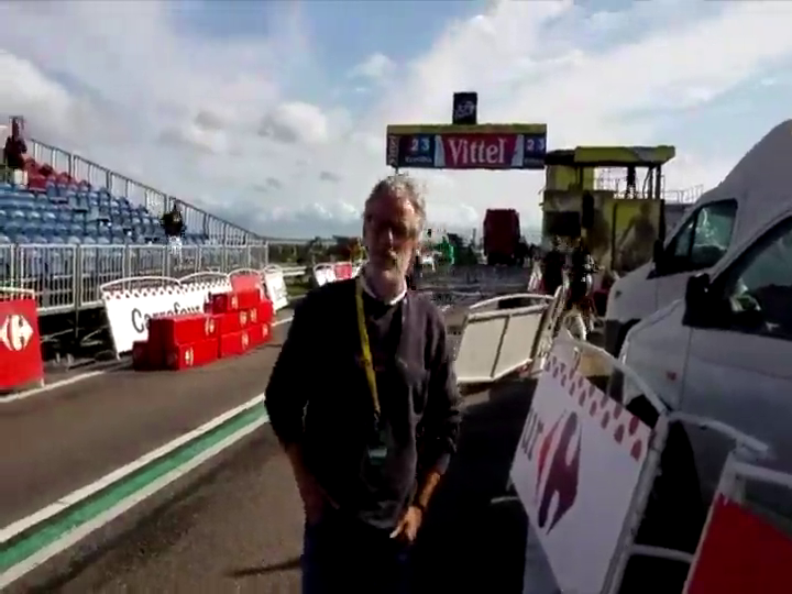 Javier Ares: "Hoy la etapa era muy peligrosa" Javier Ares: "Hoy la etapa era muy peligrosa"