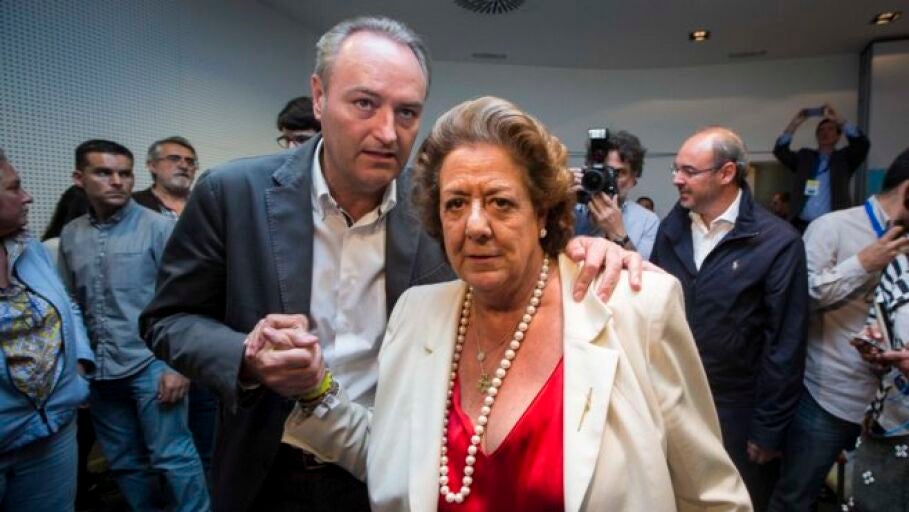 Alberto Fabra y Rita Barber&aacute;