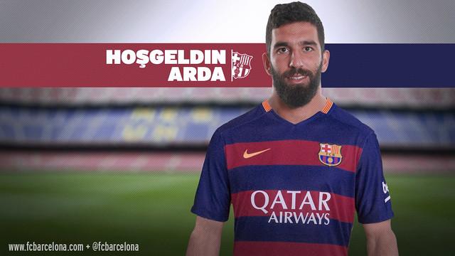 El Barcelona anuncia el fichaje de Arda Turan El Barcelona anuncia el fichaje de Arda Turan
