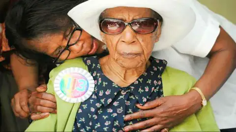 'Miss Susie', la persona más anciana del mundo. 'Miss Susie', la persona más anciana del mundo.