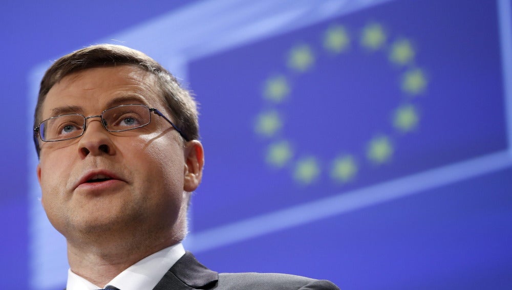 Valdis Dombrovskis, vicepresidente de la Comisión Europea para el Euro